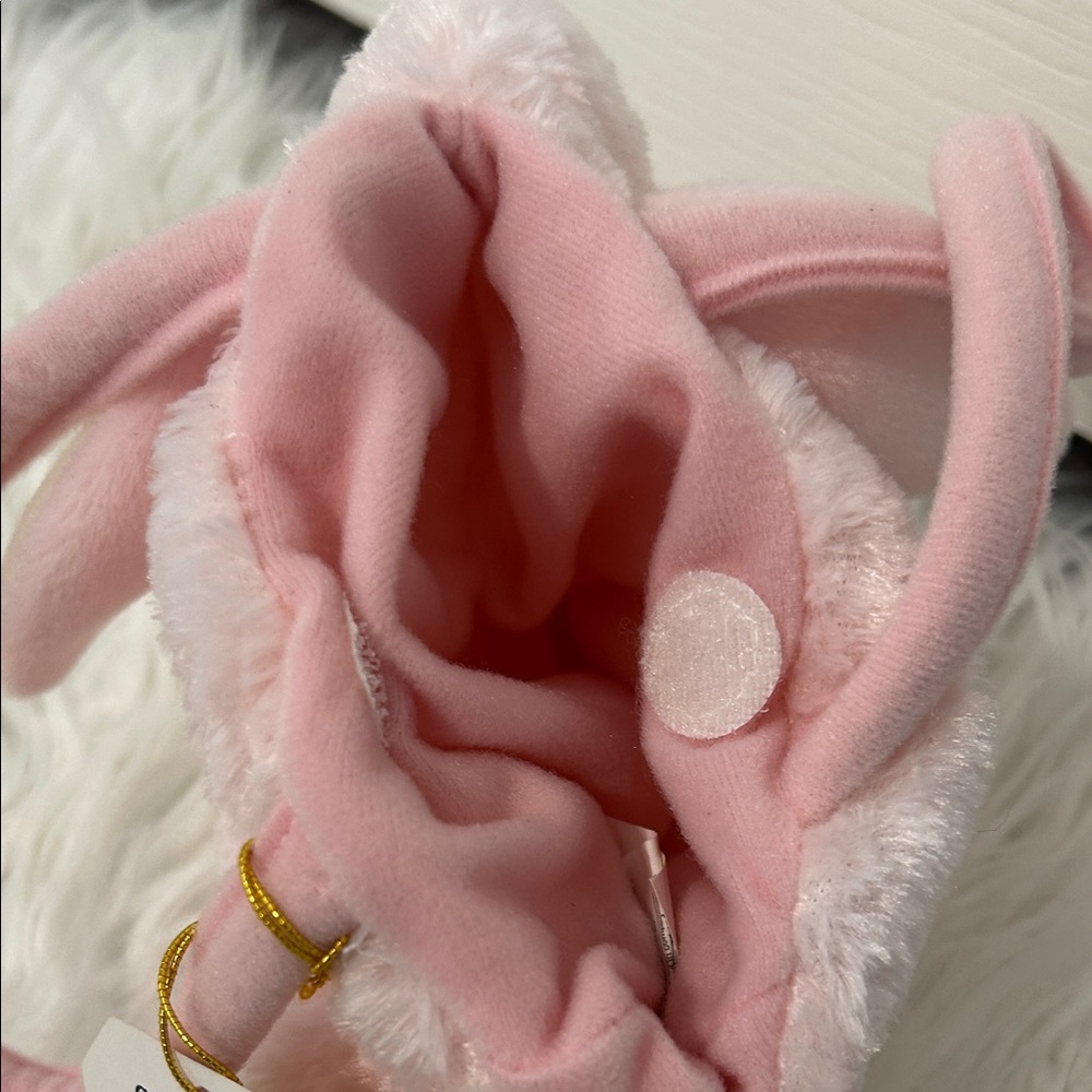 NORTH AMERICAN BEAR CO. Pink Plush Bunny Bag - Picture 5 of 7